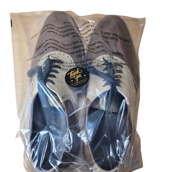 Mens Cole Haan Brown 2-Toned Suede Saddle Oxfords Mens Size 9.5 M Excellent - Picture 7 of 8